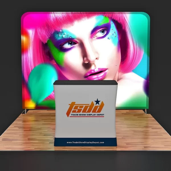 10ft Color Wave Trade Show Booth [KIT] - Trade Show Display Depot