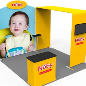 10ft Fabric Plus Bridge Back Wall Display with Header