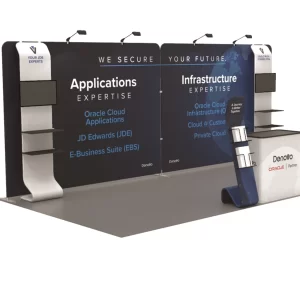 10 X 20 Tension Fabric Media Booth Game Sir