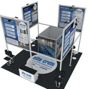 20x20 Modular Trade Show Booth Package