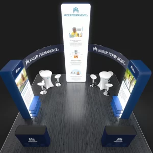 20 X 20 Backlit Trade Show Booth - Kaiser
