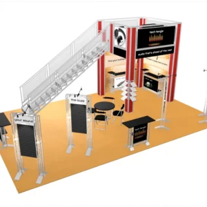 20 x 30 Tech Tangle Double Deck Truss Display System