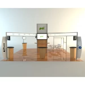 20X20 Hybrid Island Extrusion Display RE-9007 / Cadec Island Classic Exhibits
