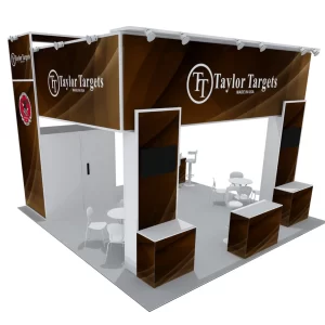 20'x20' Modular Exhibit Booth - Taylor Targets