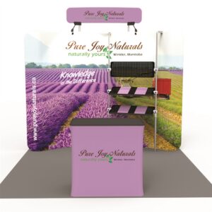 10 X 10 Trade Show Booth With Merchandiser [KIT] - Pure Joy