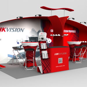 10 x 20 Custom Tension Fabric Pillowcase Display