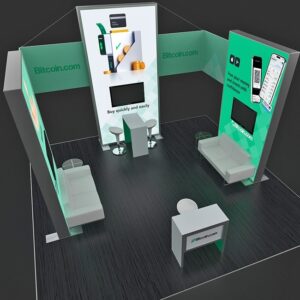 Custom Trade Show Booth - Bitcoin