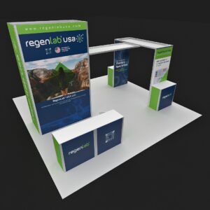 20 X 20 Custom Trade Show Booth - Regen