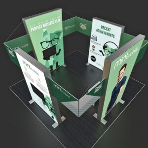 20 X 20 Custom Trade Show Booths - Mint