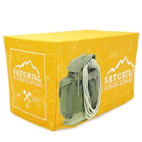 Fitted Table Throw Full Color 4 Ft. 3-Sided With Custom Dye-Sub Print