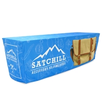 Fitted Table Throw Full Color 8 Ft. 4-Sided With Custom Dye-Sub Print