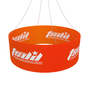 Round Hanging Sign Double Sided- 10ft x 48 inch