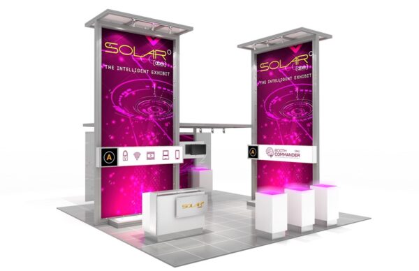 Solar A 20'x20' Modular Exhibit - Base Package - Trade Show Display Depot